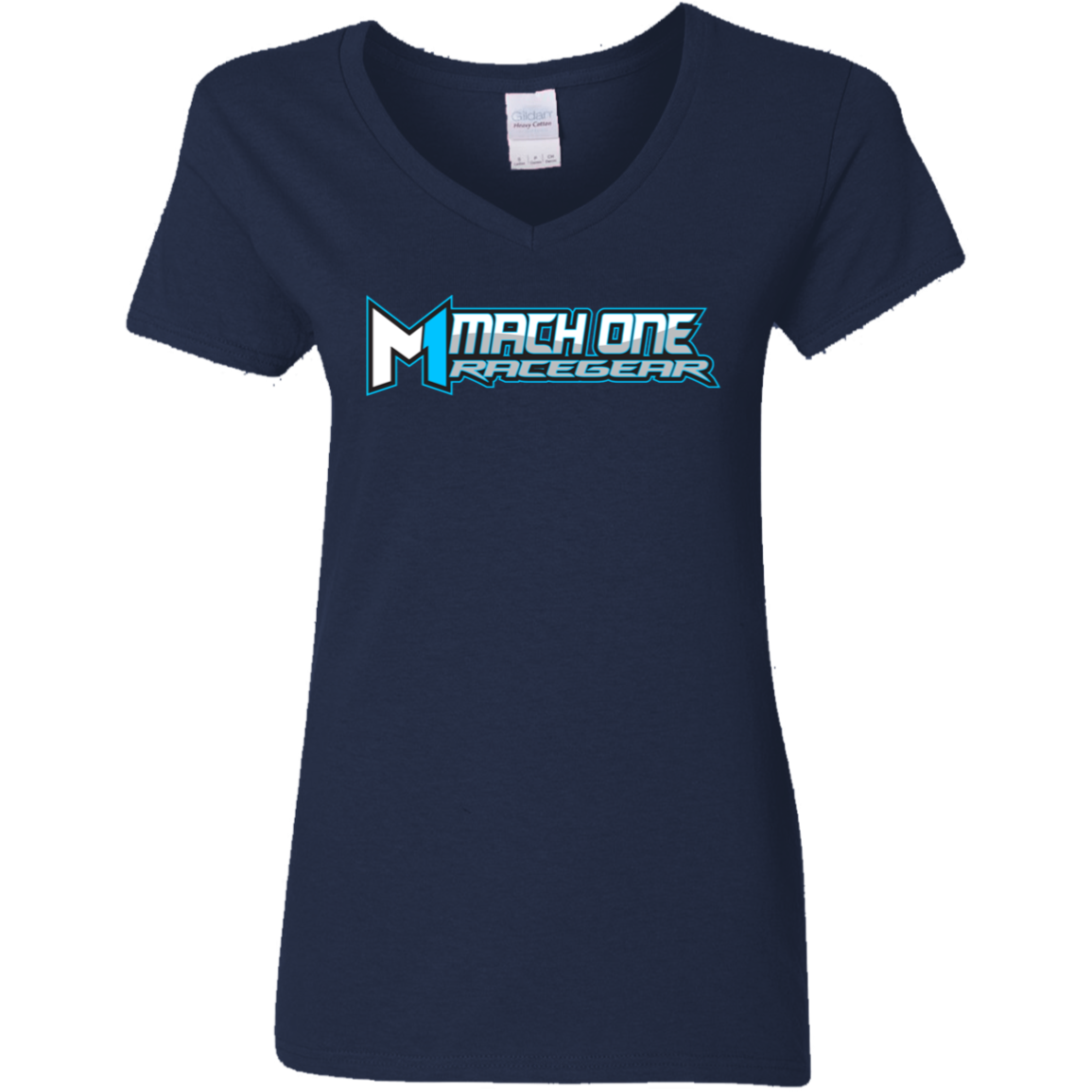 Mach One Ladies' 5.3 oz. V-Neck T-Shirt