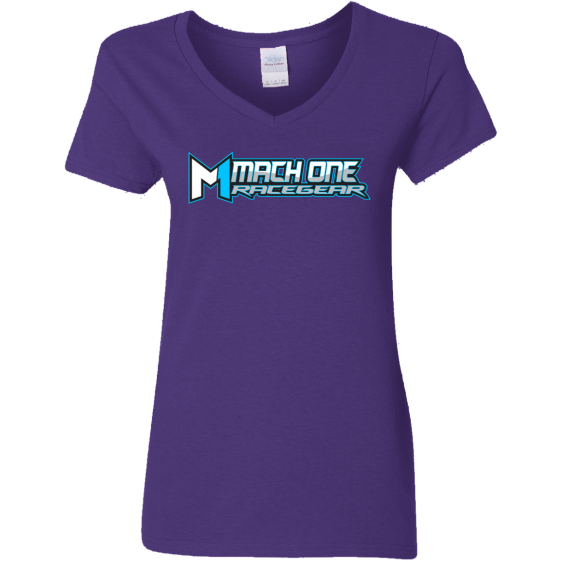 Mach One Ladies' 5.3 oz. V-Neck T-Shirt