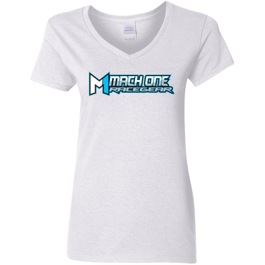 Mach One Ladies' 5.3 oz. V-Neck T-Shirt