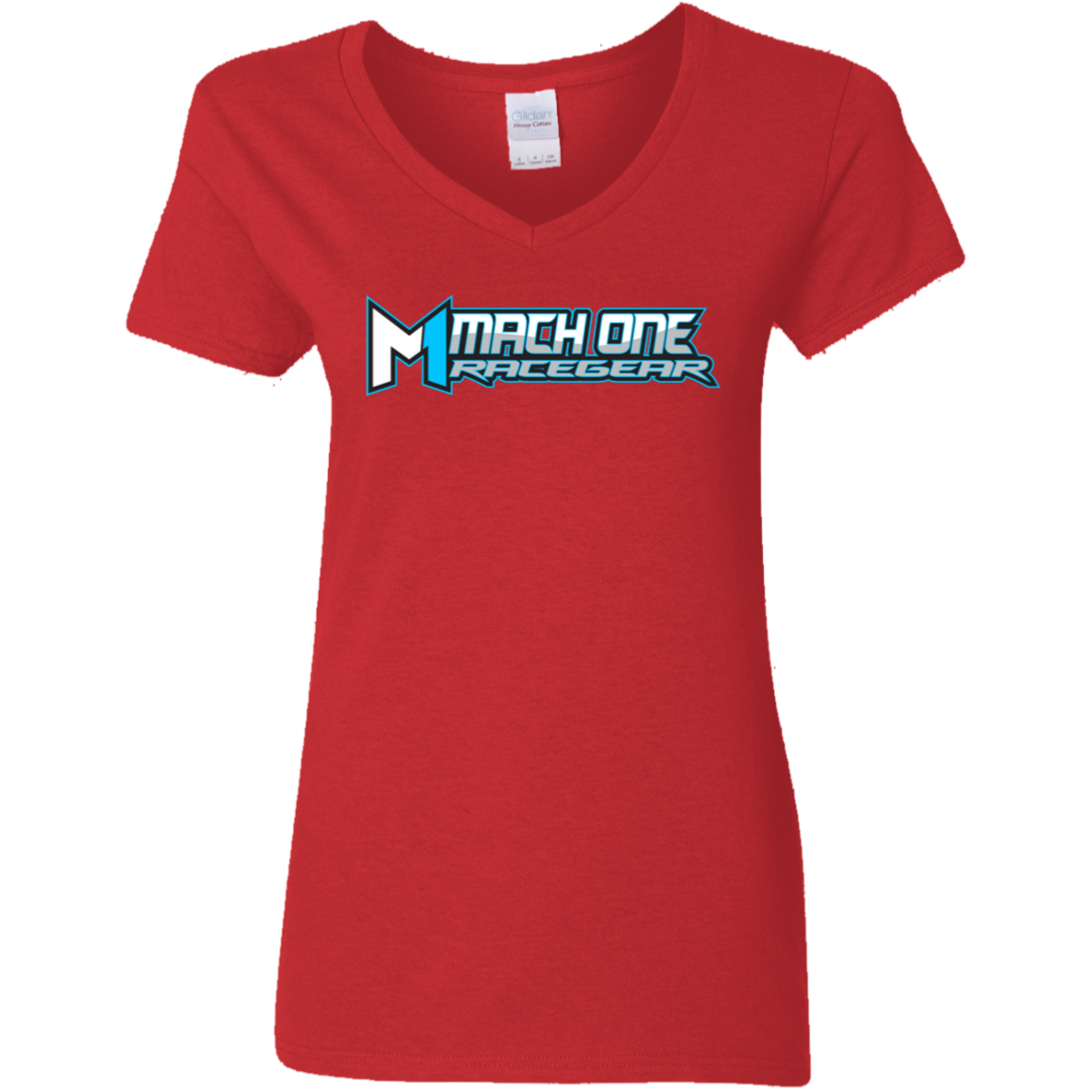 Mach One Ladies' 5.3 oz. V-Neck T-Shirt